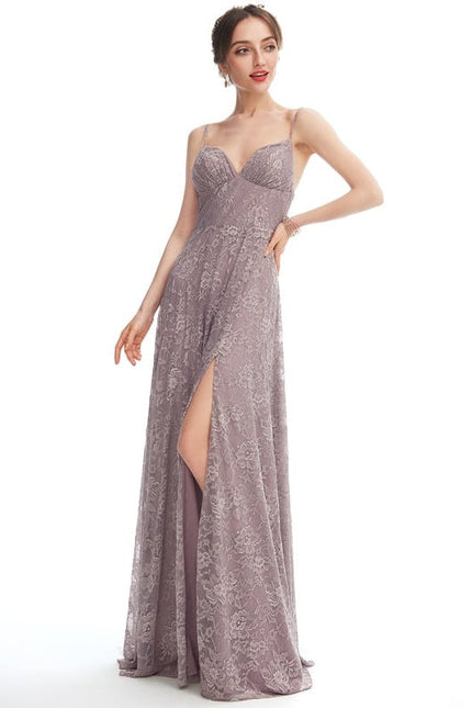 Robe de Soirée Élégance Lavande Flottante - gallery 3