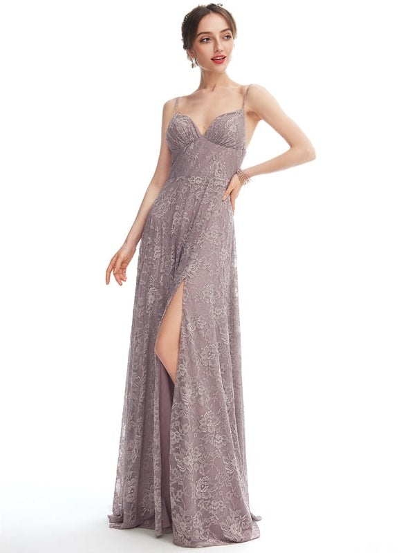 Robe de Soirée Élégance Lavande Flottante - gallery 3