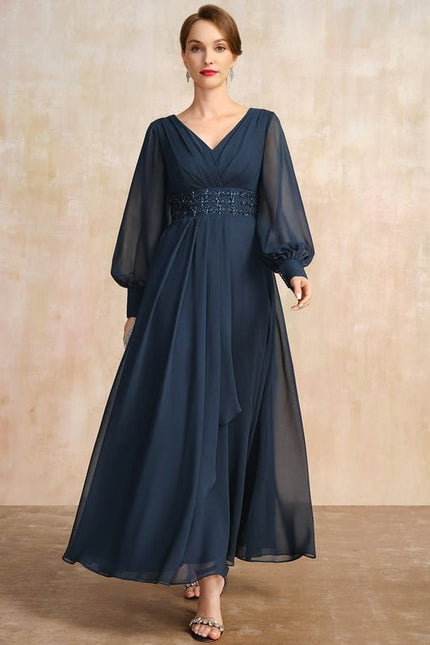 Robe de Soirée Nuit Cristalline