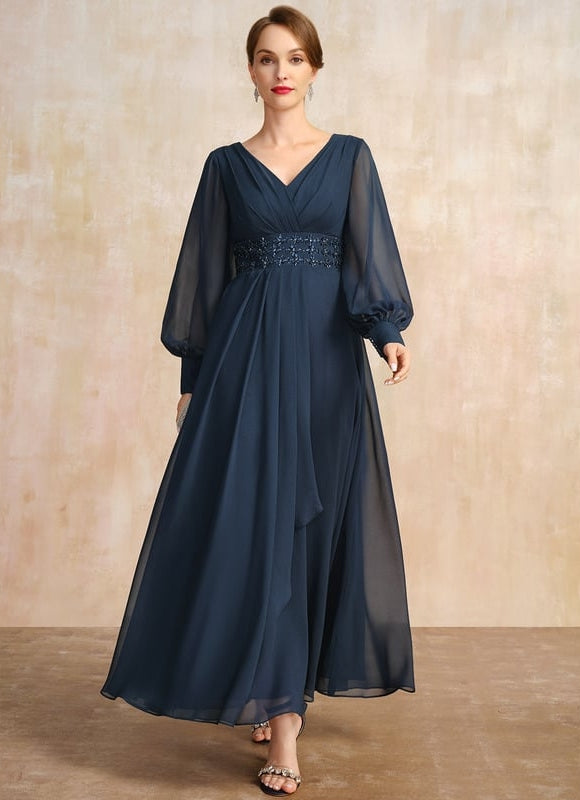 Robe de Soirée Nuit Cristalline