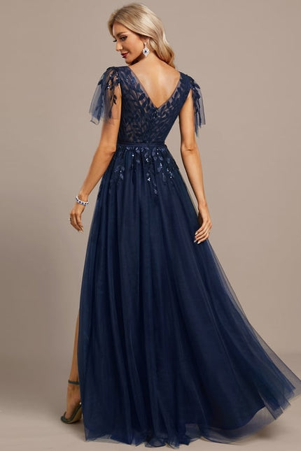 Robe de Soirée Bordeaux Enchantée - gallery 5
