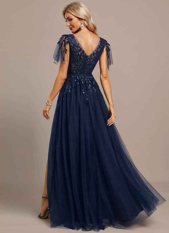 Robe de Soirée Bordeaux Enchantée - gallery 5