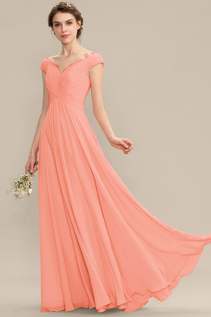 Robe de Soirée Corail Flottant - gallery 5