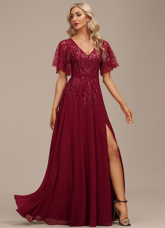 Robe de Soirée Élégance Marine - gallery 6