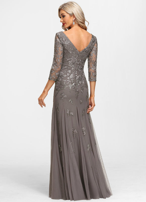 Robe de Soirée Argentée Lumineuse - gallery 3