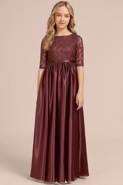 Robe de Soirée Satinée Enfantine - gallery 2