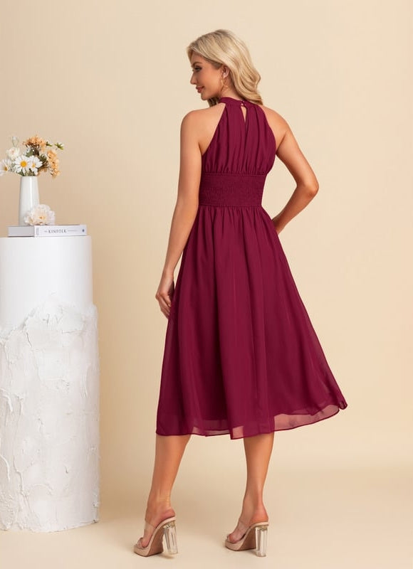Robe de Soirée Chiffon Volante - gallery 1