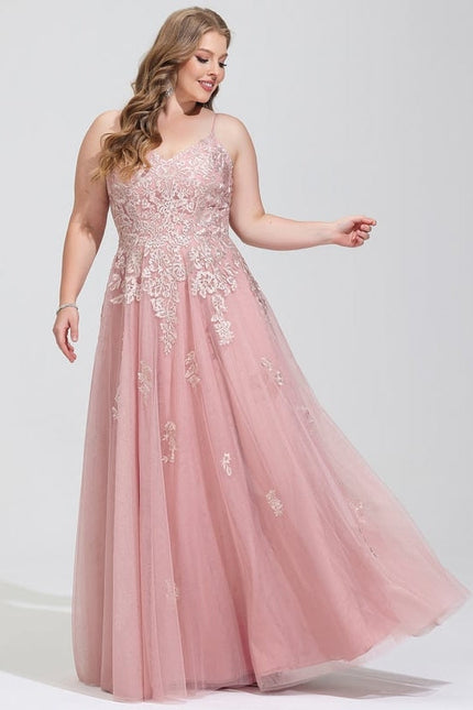 Robe de Soirée Rêve Rosé Tulle - gallery 6