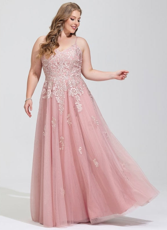 Robe de Soirée Rêve Rosé Tulle - gallery 6