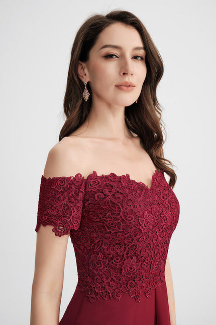 Robe de Soirée Lueur Rubis Éthérée - gallery 4