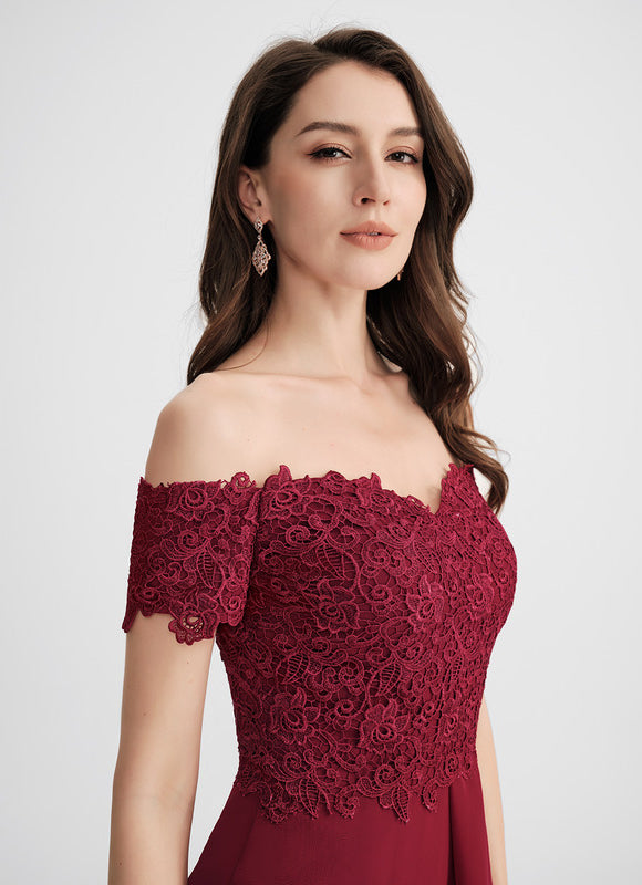 Robe de Soirée Lueur Rubis Éthérée - gallery 4