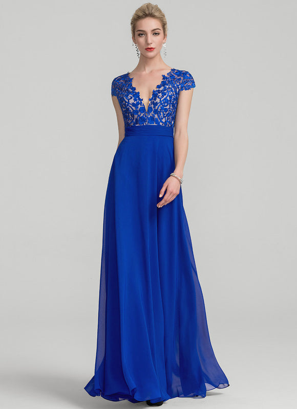 Robe de Soirée Élégance Marine Couture