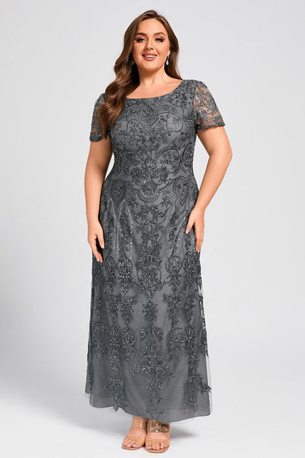 Robe de Soirée Gris Étoilé - gallery 6