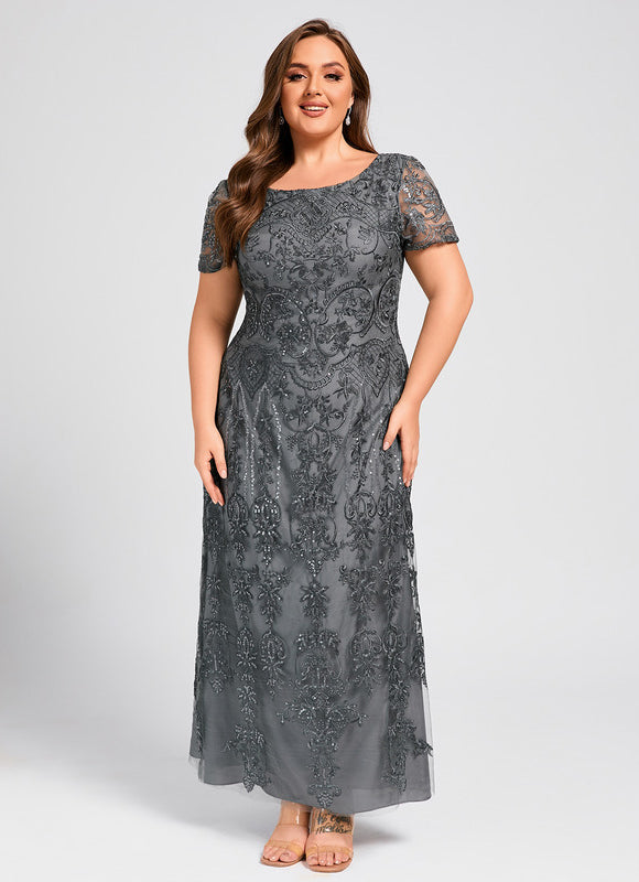 Robe de Soirée Gris Étoilé - gallery 6