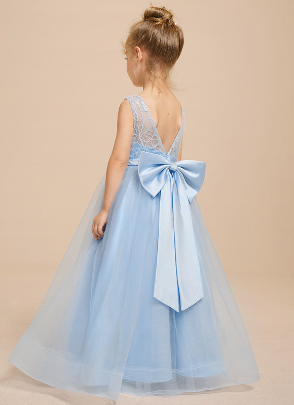 Robe de Soirée Ciel Tulle Élégant - gallery 5