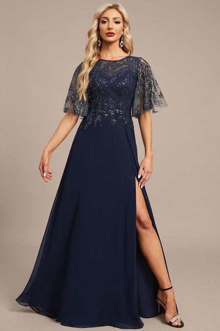 Robe de Soirée Illusion Étoilée - gallery 4