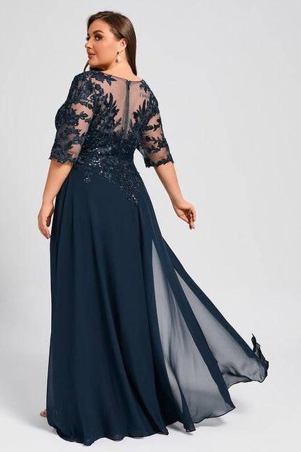 Robe de Soirée Velours Ébène - gallery 8