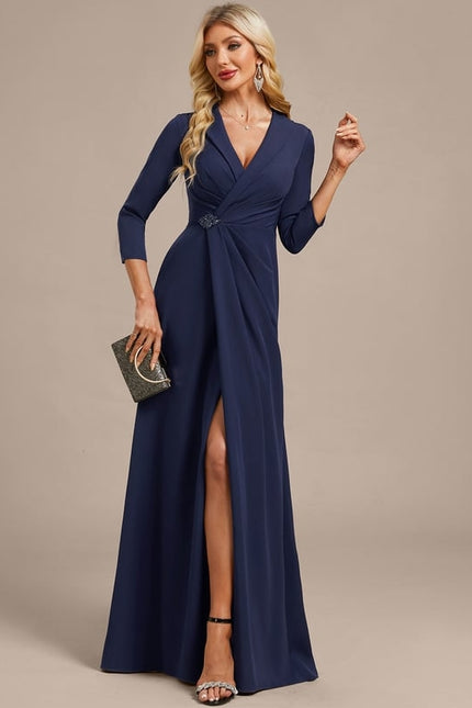 Robe de Soirée Crêpe Chic - gallery 4