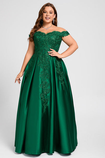 Robe de Soirée Royale Satinée - gallery 8