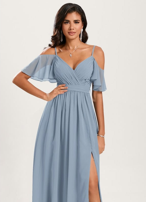 Robe de Soirée Légère Ciel - gallery 6