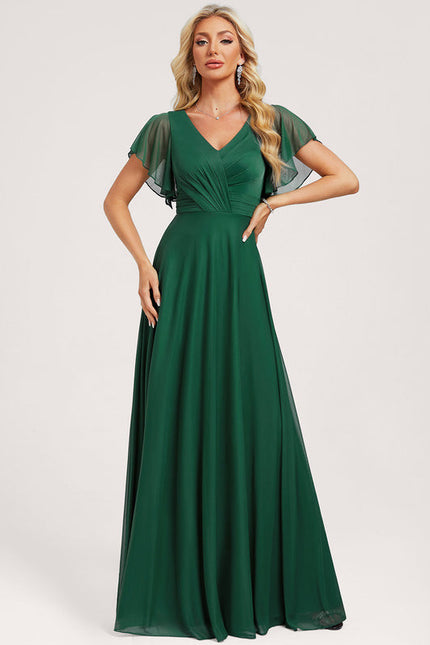 Robe de Soirée Émeraude Vaporeuse - gallery 2