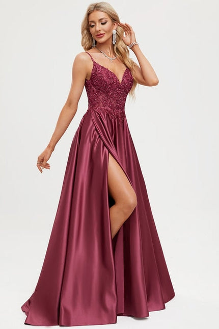 Robe de Soirée Satinée Éblouissante - gallery 5