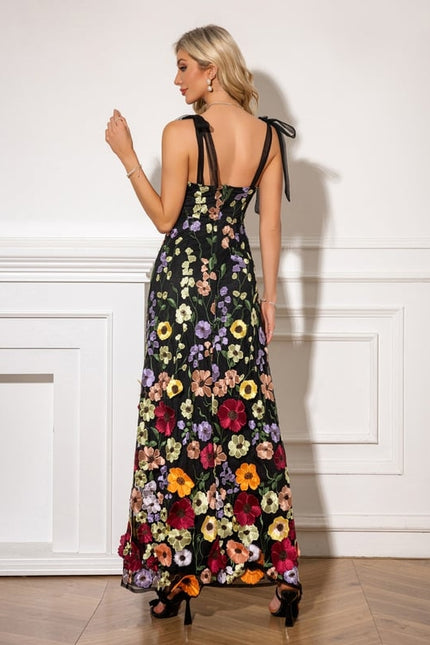 Robe de Soirée Florale Élégante - gallery 1