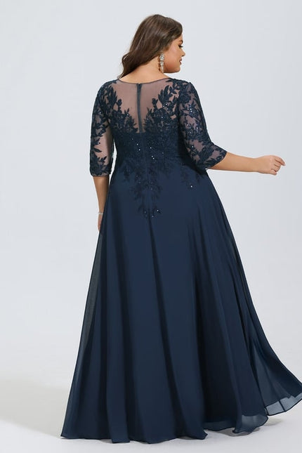 Robe de Soirée Élégance Marine - gallery 7