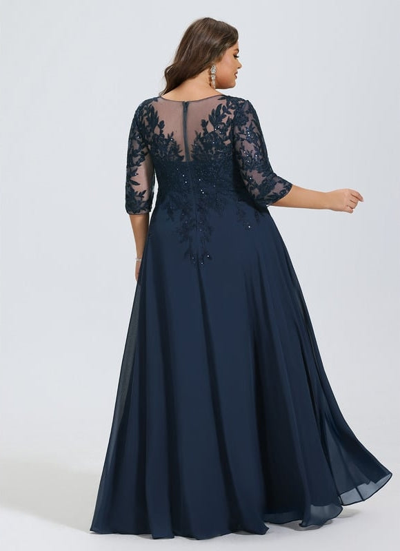 Robe de Soirée Élégance Marine - gallery 7
