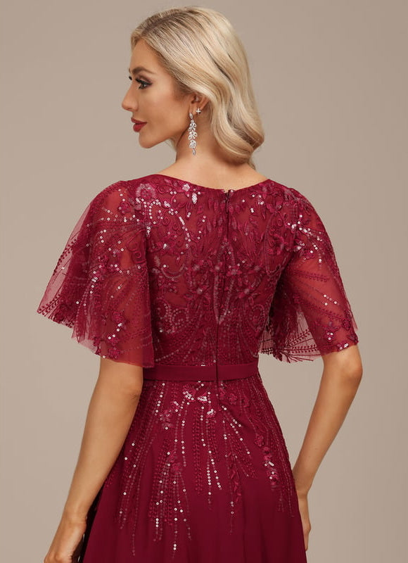 Robe de Soirée Élégance Marine - gallery 1