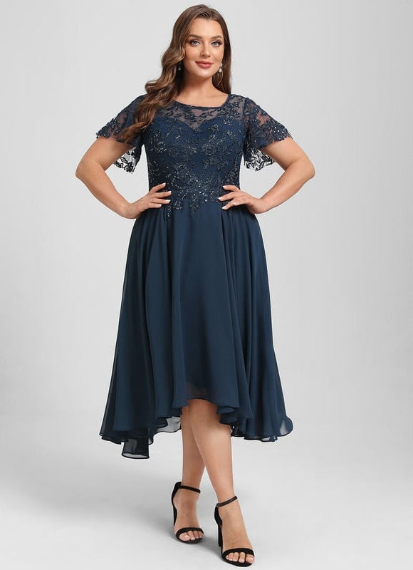 Robe de Soirée Flottante Nuit - gallery 9