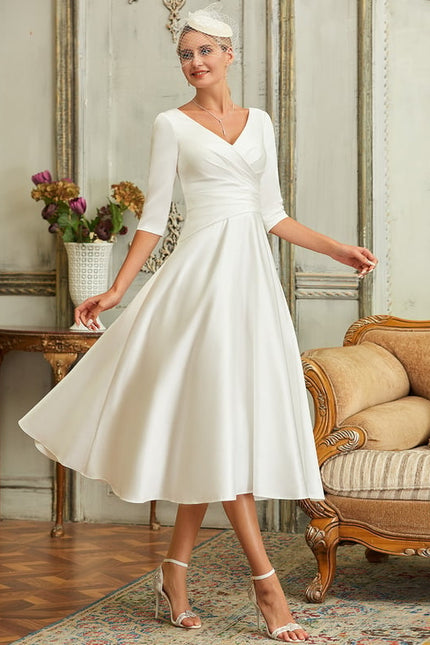 Robe de Soirée Éclatante Satinée - gallery 1