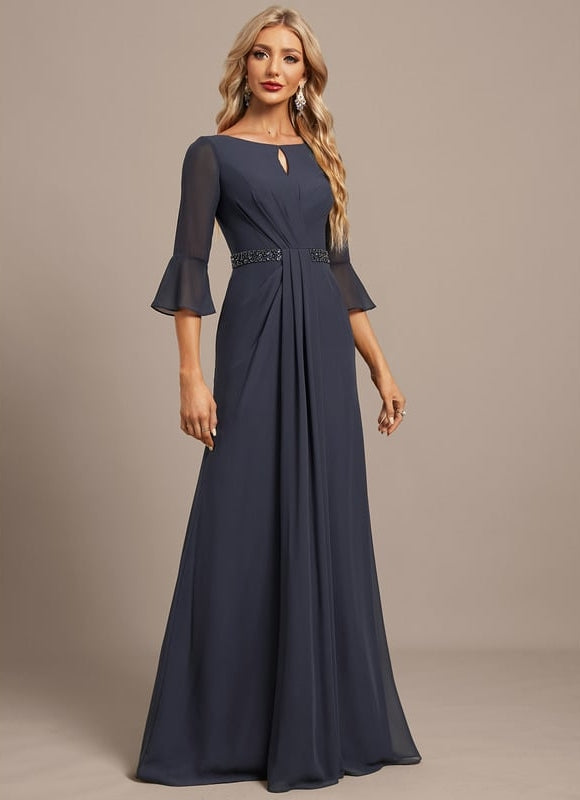 Robe de Soirée Nuit Marine Élégante - gallery 5