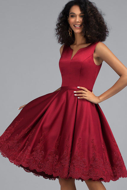 Robe de Soirée Aube Écarlate