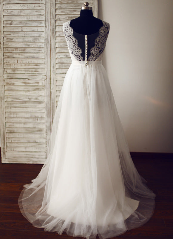 Robe de Soirée Élégance Tulle Flottant - gallery 2