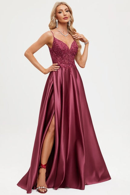 Robe de Soirée Satinée Éblouissante - gallery 4
