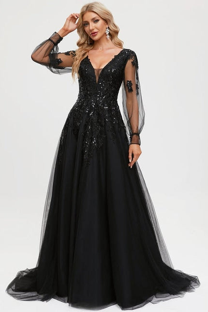 Robe de Soirée Éclat Noir