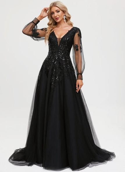 Robe de Soirée Éclat Noir
