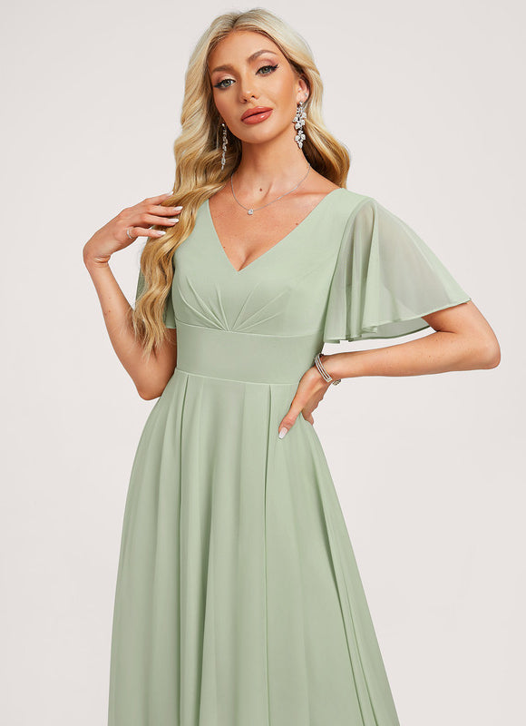 Robe de Soirée Verte Légèreté - gallery 4