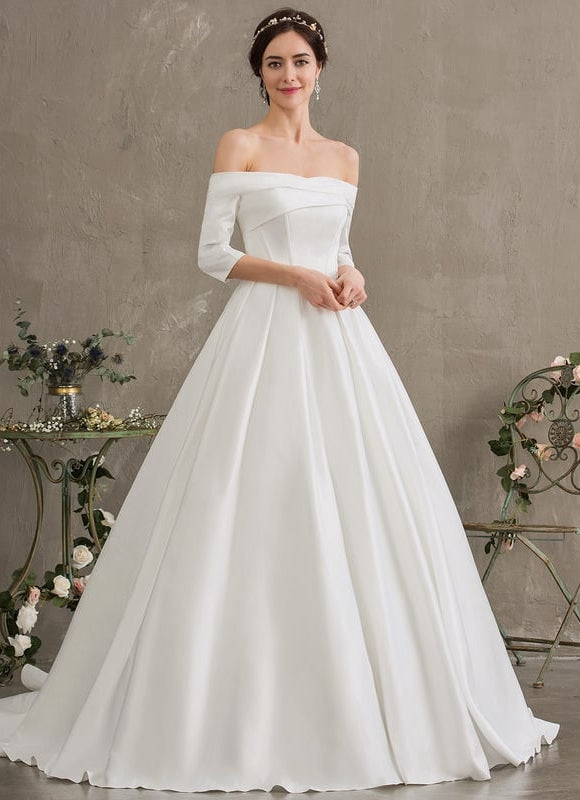 Robe de Soirée Satinée Lune Rêveuse