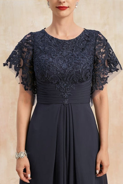 Robe de Soirée Sérénité Marine - gallery 5