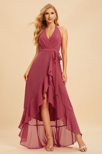 Robe de Soirée Mousseline Aérienne