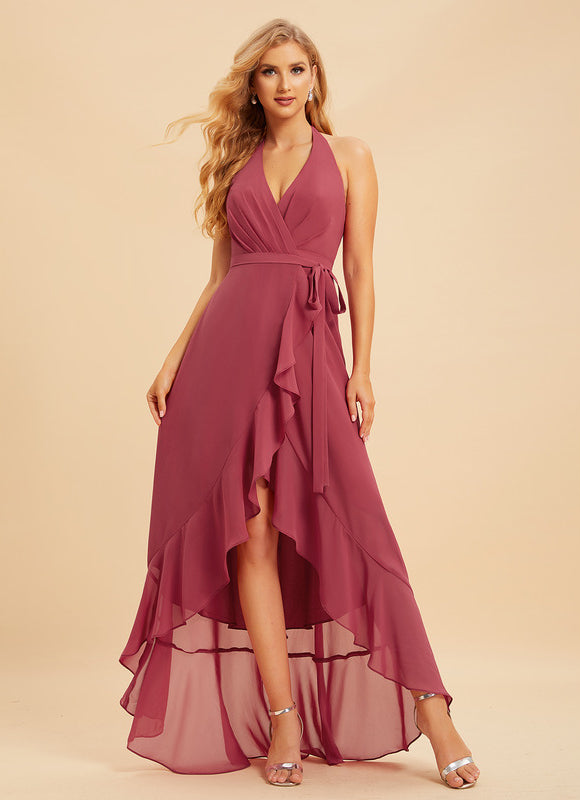 Robe de Soirée Mousseline Aérienne