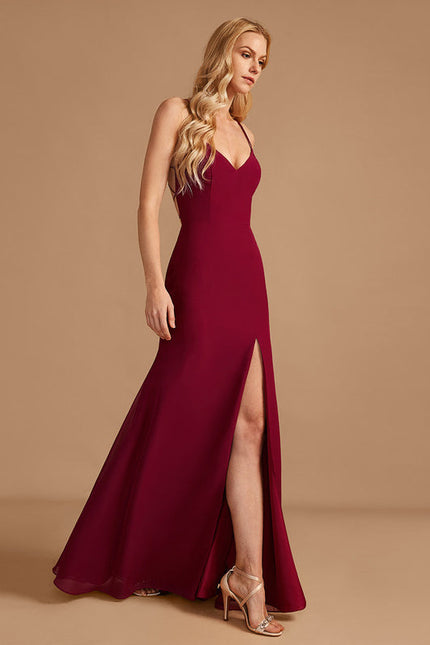 Robe de Soirée Rouge Intense Élégance - gallery 2