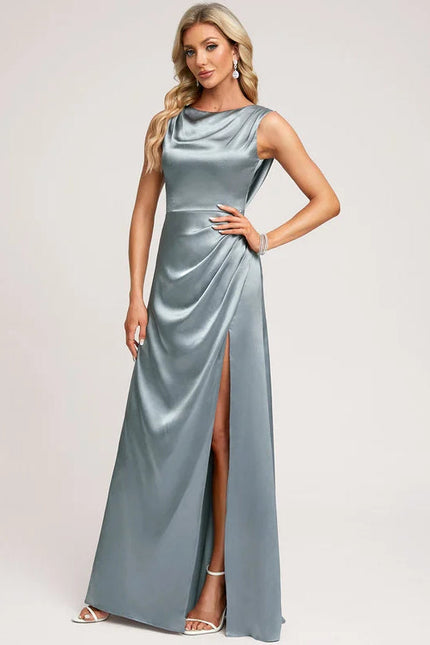 Robe de Soirée Satin Évoquée - gallery 1