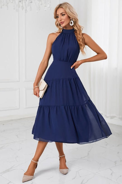 Robe de Soirée Nuit Marine Chic