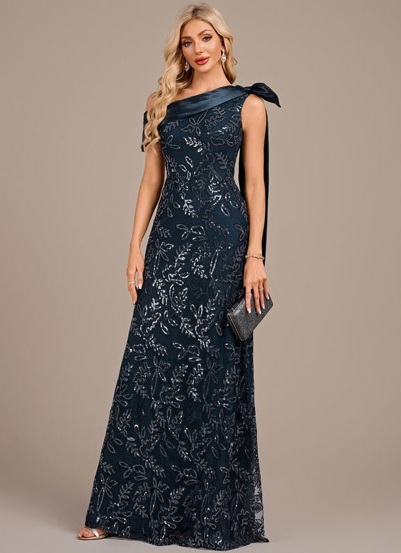 Robe De Soirée Longue Élégante Manche Longue - gallery 2