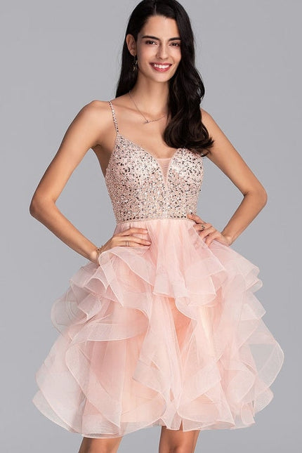 Robe de Soirée Rêve Poudré - gallery 1