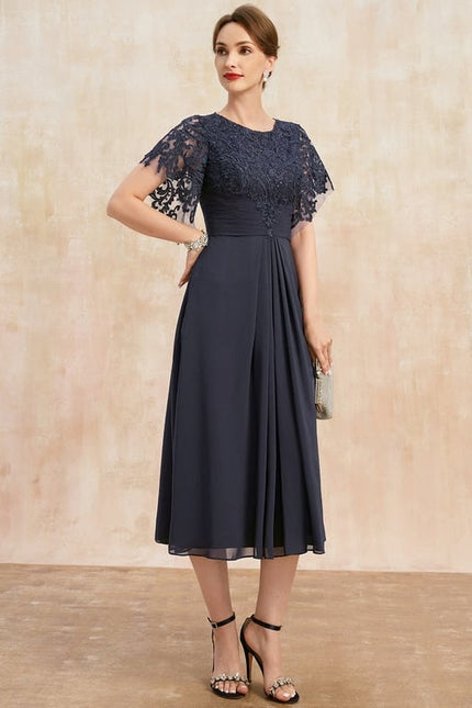 Robe de Soirée Sérénité Marine - gallery 3