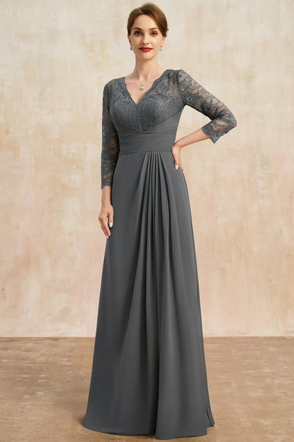 Robe de Soirée Gris Sophistiqué - gallery 3